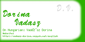 dorina vadasz business card